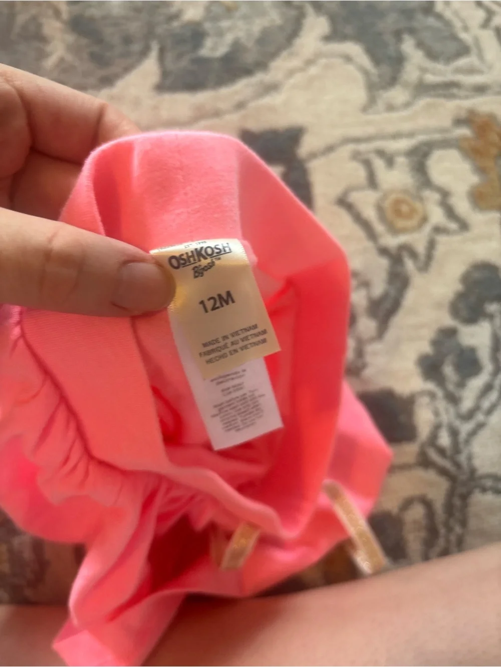 OshKosh B'gosh Coral Pink Ruffle Skirt